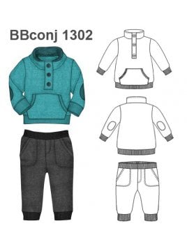 CONJUNTO BUZO BEBE 1302