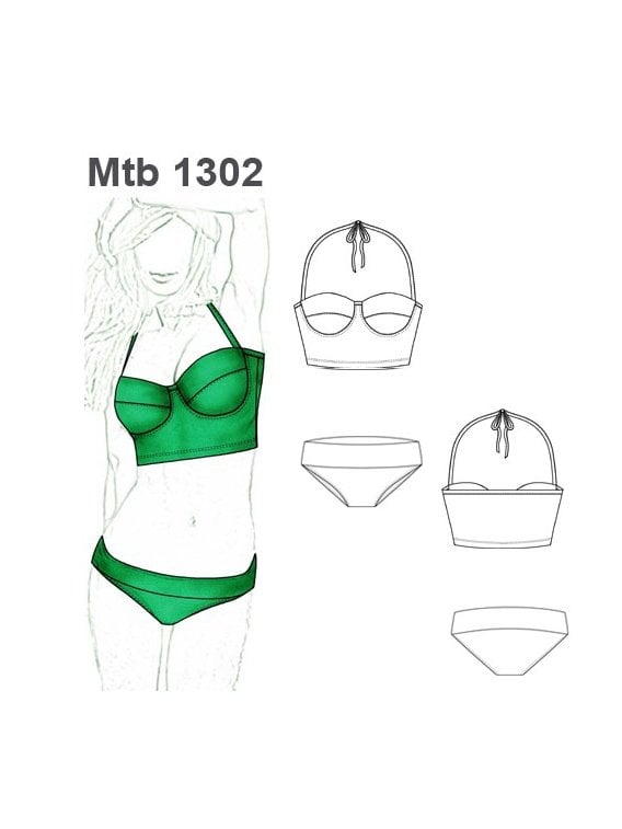 TRAJE DE BAÑO BIKINI MUJER 1302