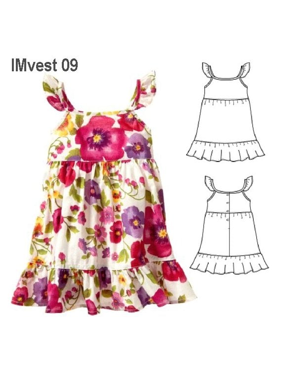 VESTIDO SOLERA NIÑA 0909