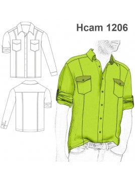 CAMISA MANGA RECOGIDA