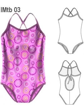 TRAJE DE BAÑO ENTERO NIÑA 0903