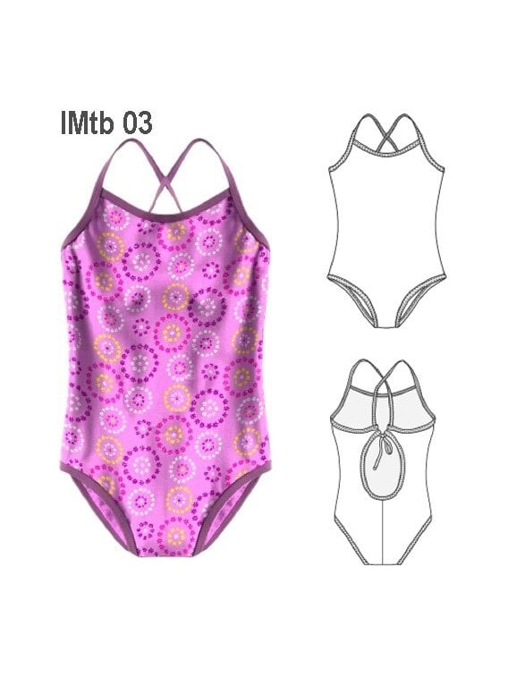 TRAJE DE BAÑO ENTERO NIÑA 0903