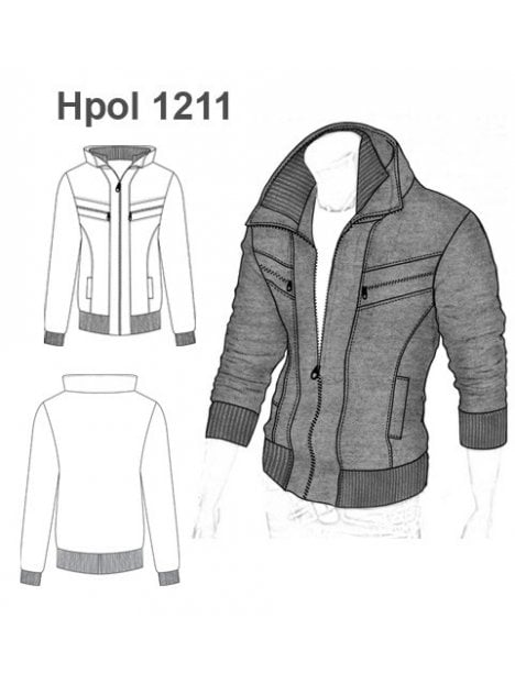POLERON CHAQUETA HOMBRE 1211