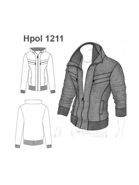 POLERON CHAQUETA HOMBRE 1211