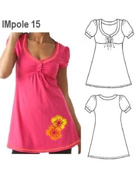 POLERA LARGA NIÑA 0915