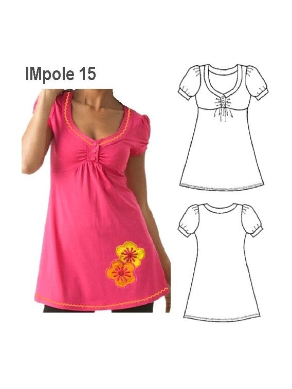 POLERA LARGA NIÑA 0915