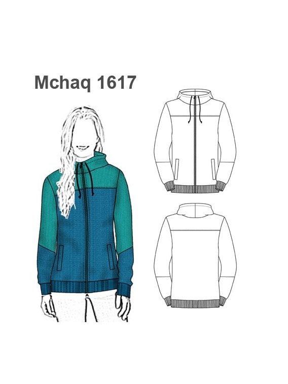 MOLDES POLERON CAMPERA MUJER