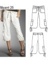 PANTALON CAPRI MUJER 0925