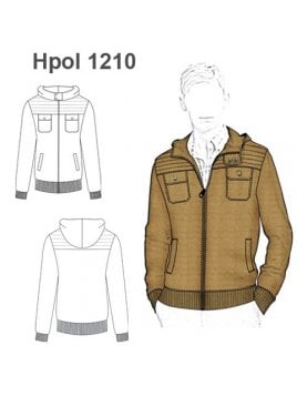 POLERON CHAQUETA HOMBRE 1210