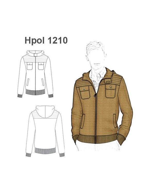POLERON CHAQUETA HOMBRE 1210