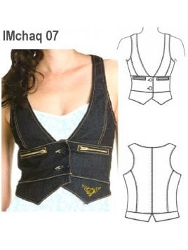 CHAQUETA CHALECO NIÑA 0907