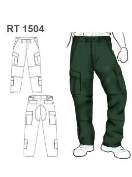 PANTALON CARGO MILITAR RT 1504