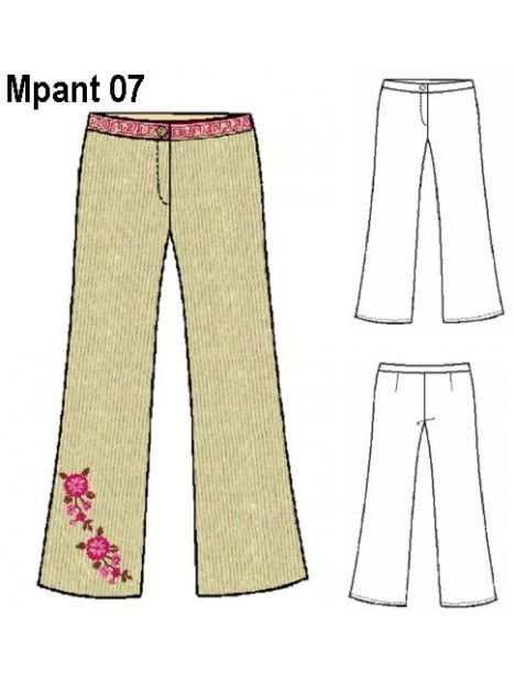 PANTALON BASICO MUJER 0907