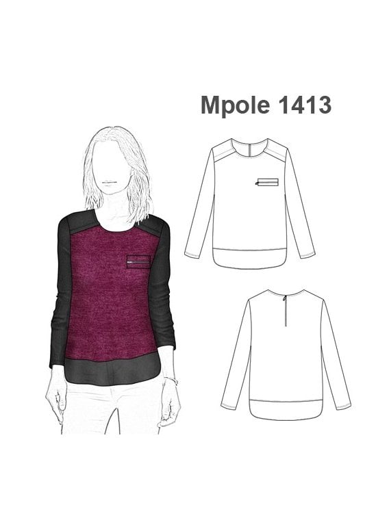 POLERA RECTA MUJER 1413