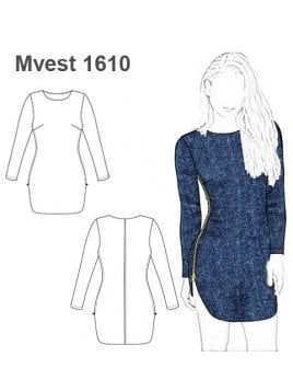 VESTIDO AJUSTADO  MUJER 1610