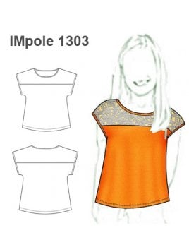 POLERA EVASE BICOLOR