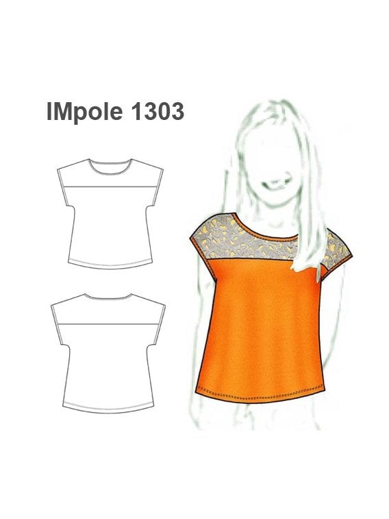 POLERA EVASE BICOLOR