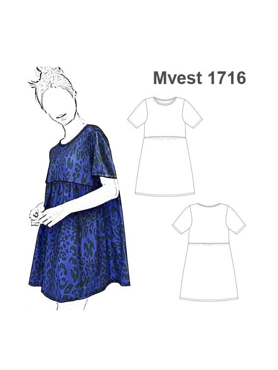 VESTIDO TUNICA OVERSIZE MUJER