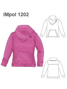 POLERON CANGURO NIÑA 1202