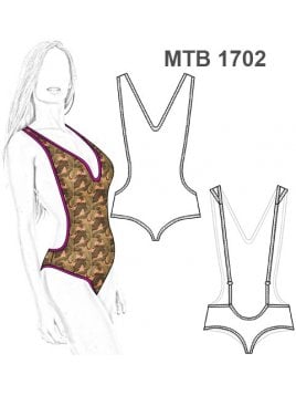 TRAJE DE BAÑO TRIKINI MUJER 1702