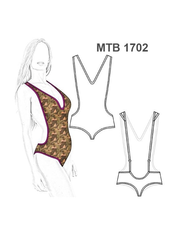 TRAJE DE BAÑO TRIKINI MUJER 1702