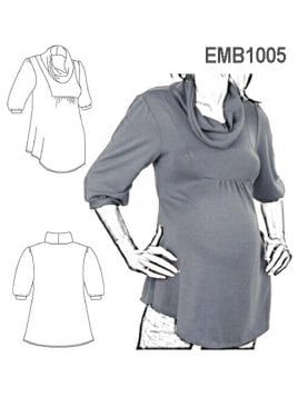 POLERA CUELLO TOTUGA MATERNAL.