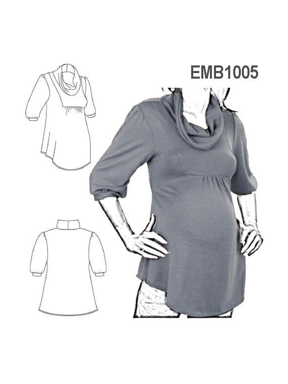 POLERA CUELLO TOTUGA MATERNAL.