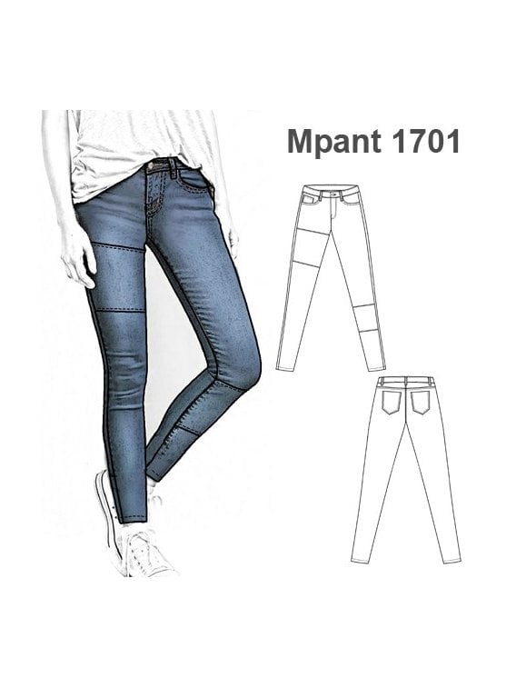 PANTALON JEANS MUJER 1701