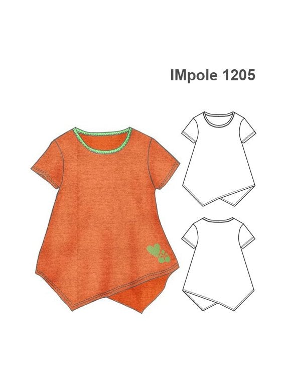 POLERA PUNTAS IRREGULARES