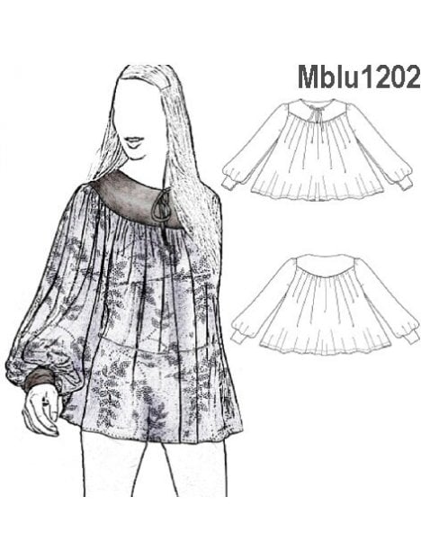 BLUSA FORMA REDONDEADA