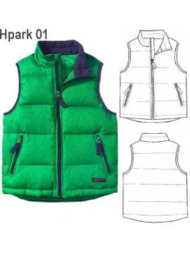 PARKA SIN MANGAS HOMBRE,