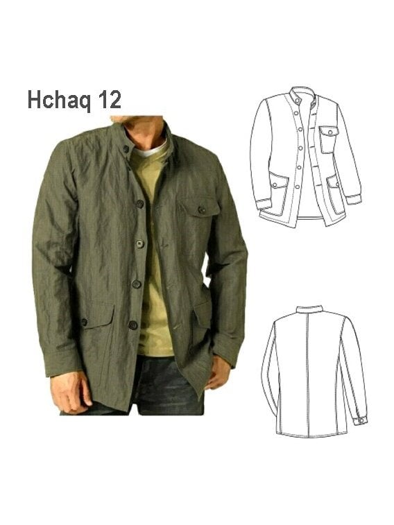 CHAQUETA CUELLO MAO HOMBRE