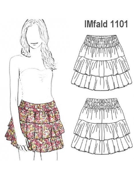 FALDA VUELOS NIÑA 1101