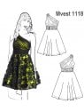VESTIDO UN HOMBRO MUJER
