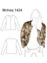 CHAQUETA BASICA ABIERTA CUELLO REDONDO 