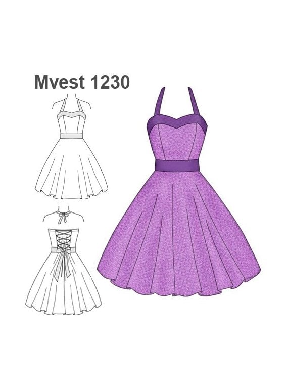 VESTIDO STRAPLES CON LAZO