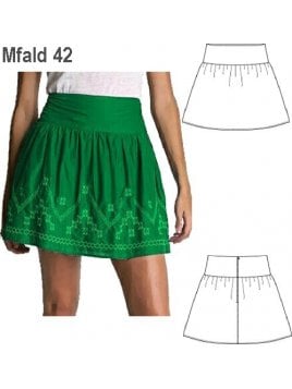 FALDA REBECA Y RECOGIDO 