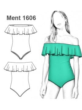 BODY ESCOTE BOTE CON VUELOS MUJER