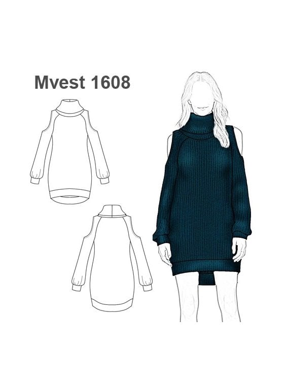 VESTIDO TEJIDO MUJER 1608