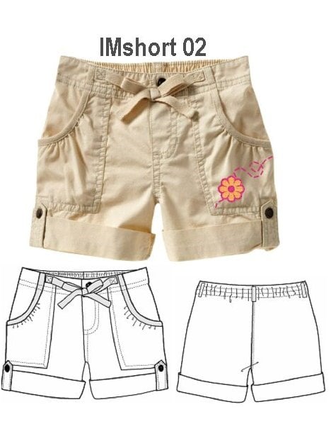 SHORT  BASICO NIÑA 0902