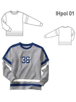 POLERON CORTES NIÑO 0902