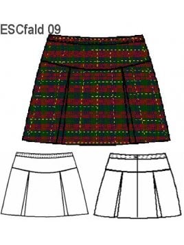 FALDA TABLAS ESCOLAR 0909