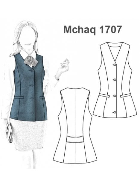 GILET CHALECO EJECUTIVO MUJER