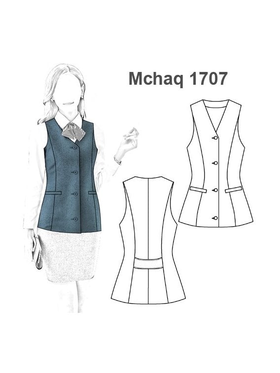 GILET CHALECO EJECUTIVO MUJER