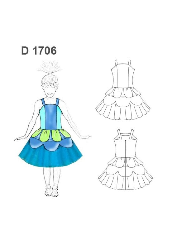 DISFRAZ TROLL NIÑA 1706