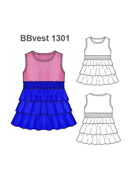 VESTIDO VUELOS FALDA