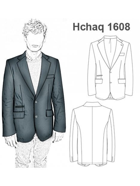 CHAQUETA BASICA HOMBRE 1608