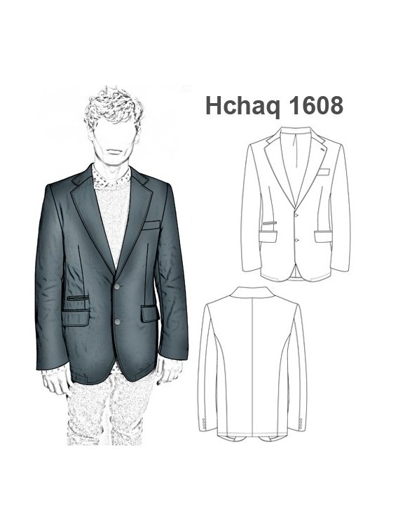 CHAQUETA BASICA HOMBRE 1608