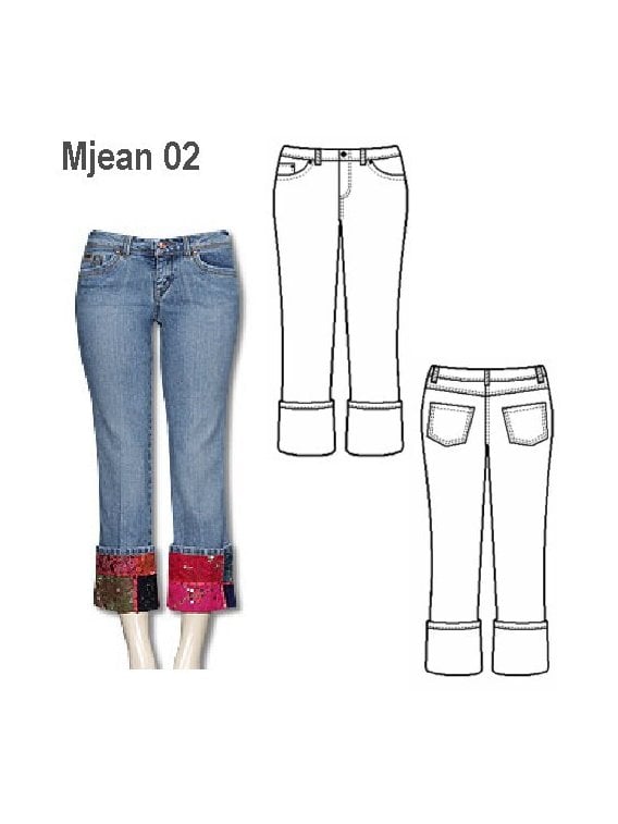 JEANS CAPRI  MUJER 0903
