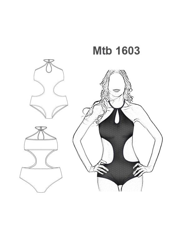 TRAJE DE BAÑO TRIKINI MUJER 1603
